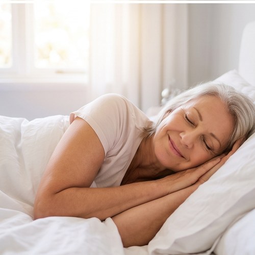 Woman sleeping peacefully